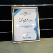 Årets återförsäljare Daikin B2C 2015 Årets återförsäljare Daikin B2C 2015